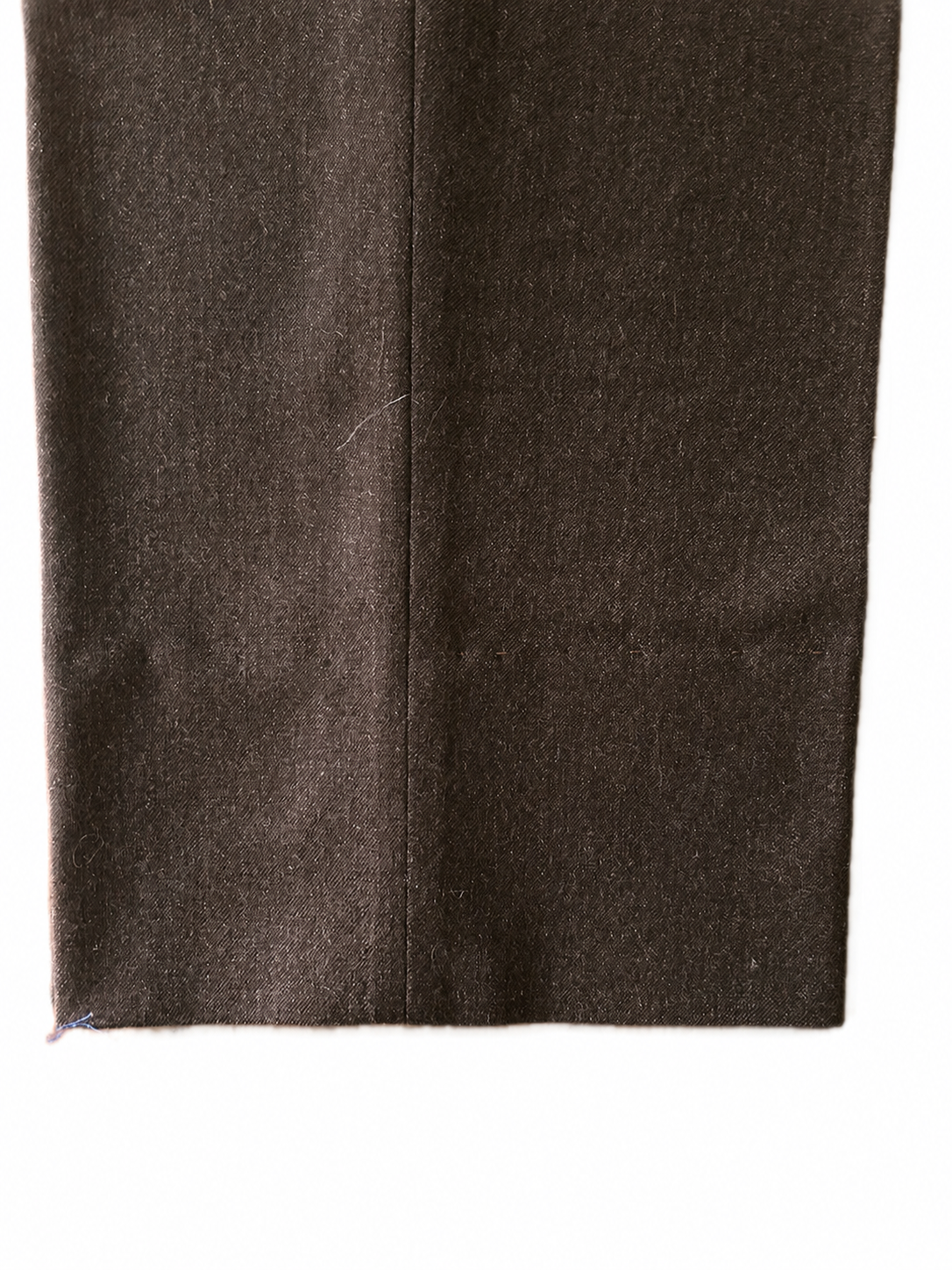 Vtg. Brown Tailored Single Pleat Trousers, Italian - 36"