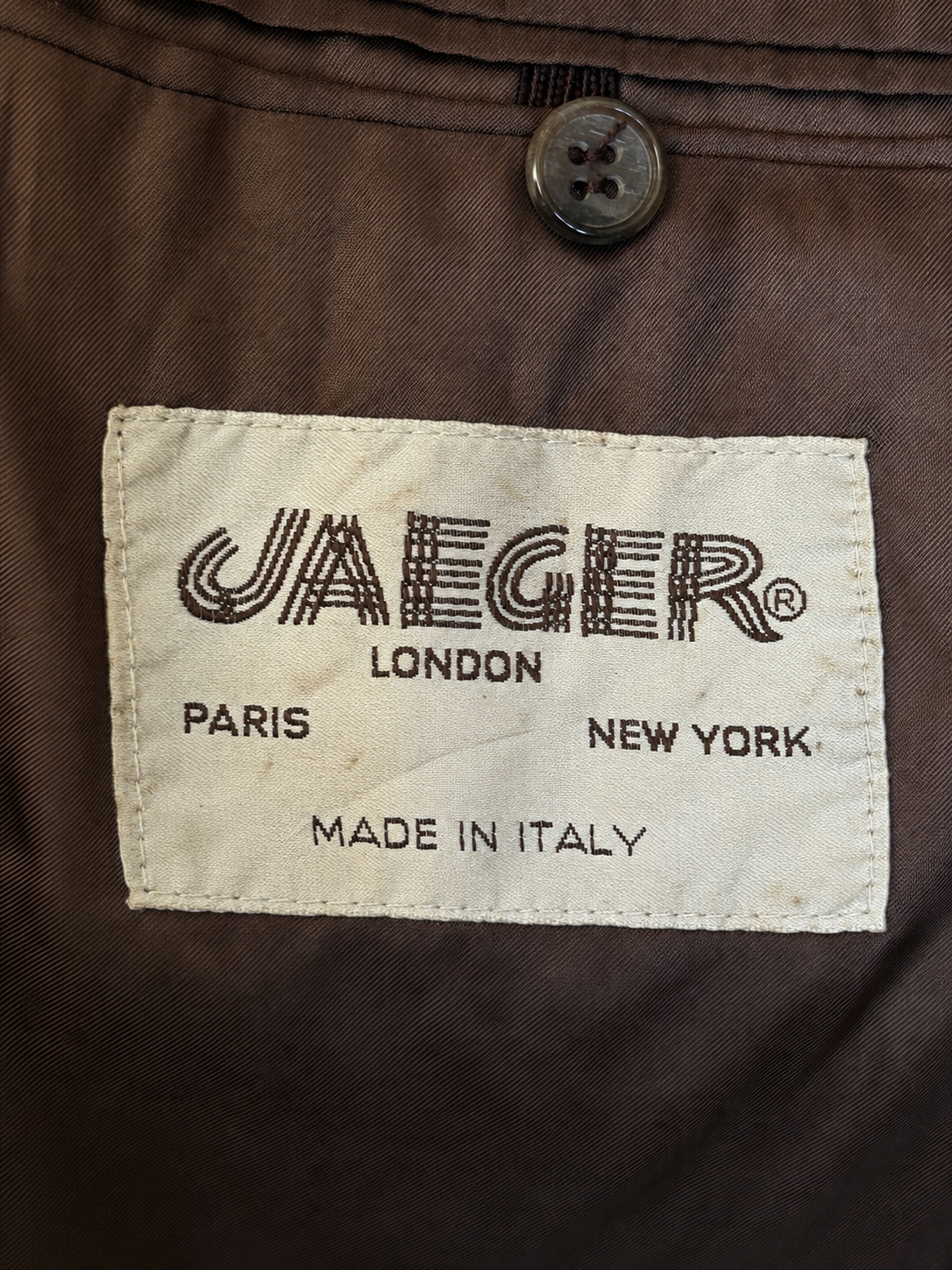80's Jaeger Herringbone Wool Jacket - 40