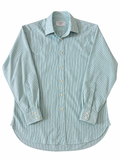 00's Classic Cut Charles Tyrwhitt Stripe Shirt, Pastel Green - 16.5'