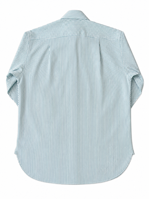 00's Classic Cut Charles Tyrwhitt Stripe Shirt, Pastel Green - 16.5'