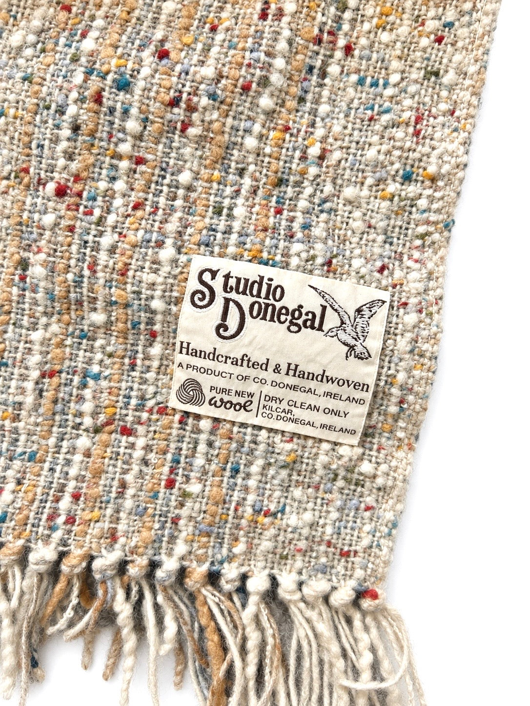 Handwoven Donegal Scarf.