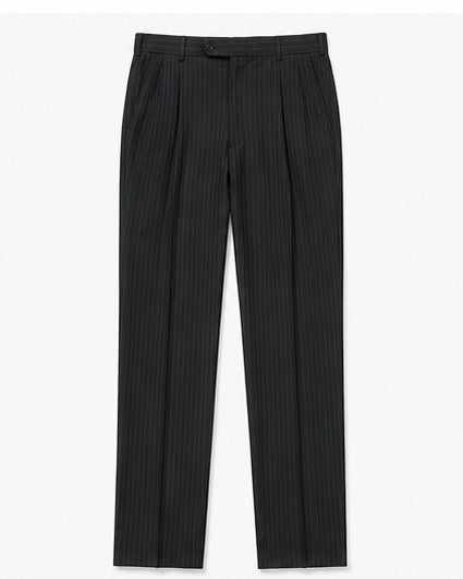 00's Gieves & Hawkes Grey Pinstripe Suit Size 42